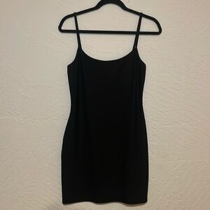 LNA black mini dress